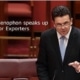 Senator Xenophon standing up in the Senate speaking up for exporters